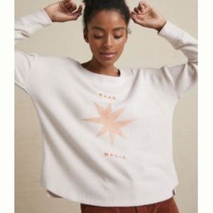 Anthropologie NWT S // Heather Thermal Top